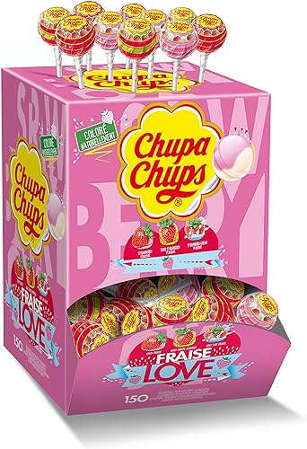 Sucette Chupa Chups Fraise Love